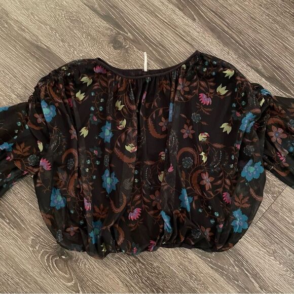 Free People Wildflower Mesh Top - Picture 4 of 6